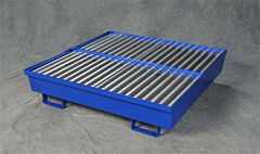 Eagle 1640St Four Drum Steel Containment Pallet - Blue