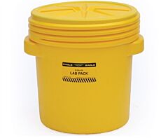 Eagle 1650 20 Gallon Lab Pack (Yellow) W/Screw Top Lid, Yellow