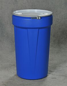 Eagle 1655Mbbr-12 55 Gallon Drum (Blue) W/12 Gauge Metal Bolt Ring