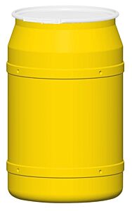 Eagle 1656 55 Gallon Drum (Yellow) W/ Poly Lever Lock Ring