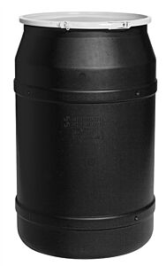 Eagle 1656Blk 55 Gallon Drum (Black) W/Plastic Lever-Lock Ring