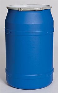 Eagle 1656Mb 55 Gallon Drum (Blue) W/ Metal Lever Lock Ring