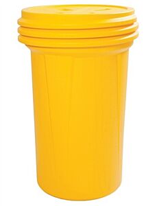 Eagle 1657 55 Gallon Overpack Drum (Yellow) Screw Lid