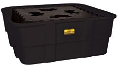 Eagle 1683B Ibc Containment Unit-All Poly Tub And Platform - Black No Drain