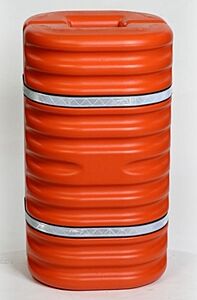 Eagle 1709Or 9" Column Protector, Orange W/ Round Insertß