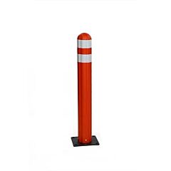 Eagle 1734Or Poly Guide-Post Delineator, Orange W/Reflective
