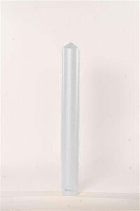 Eagle 1735W 4" Bumper Post Sleeve-Smooth Sided-White