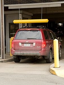 Eagle 1780 5" X 76" Yellow Clearance Bar With Eye Hooks