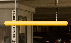 Eagle 1781 7" X 77" Yellow Clearance Bar With Eye Hooks