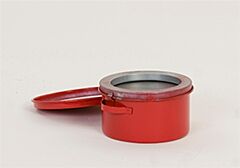 Eagle B-601 1 Qt. Metal - Red Bench Can
