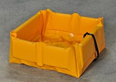 Eagle T8002Fs 22 Gallon Folding Quik-Deploy Spillnest - 2' X 3' X 6" - Yellow