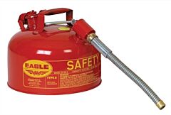 Eagle U2-26-Sx5 2 Gallon Red - W/5/8" O.D. Flex Spout