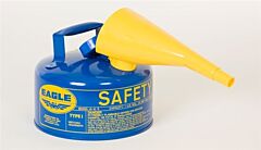 Eagle Ui-10-Fsb 1 Gallon Metal - Blue W/F-15 Funnel