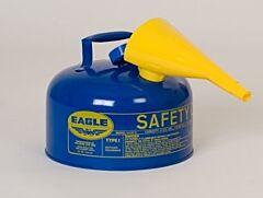 Eagle Ui-25-Fsb 2.5 Gallon Metal - Blue W/F-15 Funnel