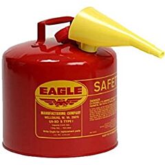 Eagle Ui-50-Fs 5 Gallon Metal - Red W/F-15 Funnel