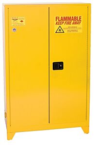 Eagle Ypi-47Legs 60 Gallon Two Door Manual Close Five Shelves Yellow