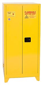 Eagle Ypi-62Legs 96 Gallon Two Door Manual Close Five Shelves Yellow