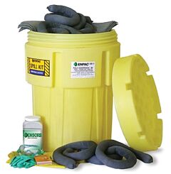 Enpac 1360-Ye 65 Gallon Salvage Drum Spill Kit Universal, Yellow, 106 Gallon Capacity