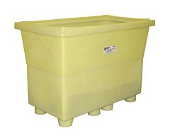 Enpac 2078-Ye Poly Safetypack Xl Outdoor Drum Storage Base Only, Yellow, 264 Gallon Capacity