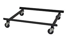 Enpac 2200-Bk Poly Safetypack Outdoor Drum Storage Caster Frame, Black