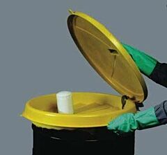 Enpac 3040-Ye Universal Poly Drum Funnel Cover, Yellow
