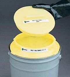 Enpac 3051-Ye Poly Pail Funnel Cover, Yellow