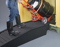 Enpac 4001-Bk Hazard Hut Poly Ramp, Black