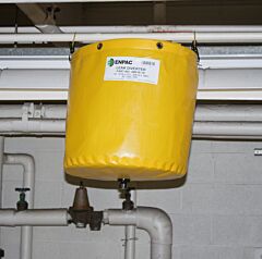 Enpac 46R18-Ye 18" Round Drip Dam Leak Diverter, Yellow
