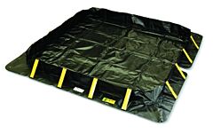 Enpac 48-12501-Bk-Su 12' X 50' X 1' Stinger Snap-Up Collapsible Spill Berm, Black, 4488 Gallon Capacity