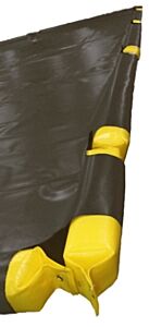 Enpac 4901-Bk 12' X 15' X 4" Stinger Spillpal Pe Foam Wall Berm, Black, 448 Gallon Capacity