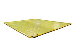 Enpac 4904-Ye 12' X 39' X 4" Stinger Spillpal Pvc Foam Wall Berm, Yellow, 1166 Gallon Capacity