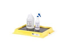 Enpac 5248-Ye 2.5 Gallon Poly Lab Tray, Yellow, 2.5 Gallon Capacity