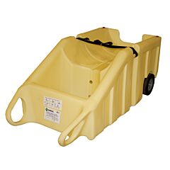 Enpac 5300-Ye-A Poly Dolly All-Terrain, Yellow, 70 Gallon Capacity