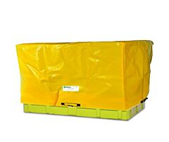 Enpac 5482-Tarp Tarp Cover For Double Ibc Low-Top Spill Pallet, Yellow