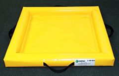 Enpac 5622-Ye 2' X 2' X 4" Duck Pond Mini Berm, Yellow, 10 Gallon Capacity