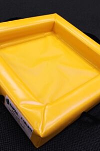 Enpac 5633-Ye 3' X 3' X 4" Duck Pond Mini Berm, Yellow, 22.5 Gallon Capacity
