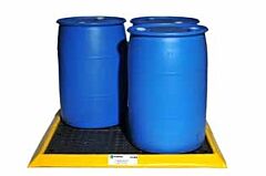 Enpac 5760-Ye 4 Drum Spillpal Spill Pad, Yellow, 30 Gallon Capacity