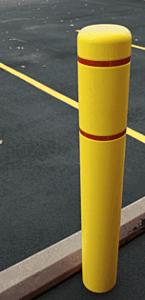 Enpac 79752Yr 7" X 52" Bollard Cover, Yellow With Red Reflective Tape