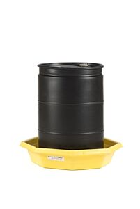 Enpac 8091-Ye Drums Up Containment Tray, Yellow, 20 Gallon Capacity
