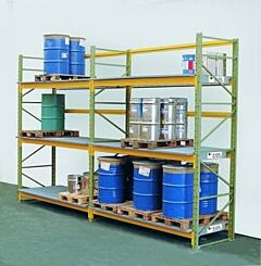 Enpac 9170-Bu Steel Pallet Rack Sump Insert For Racks 108" X 42", Blue, 79 Gallon Capacity