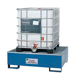 Enpac 9469-Bu Steel Ibc Tote Spill Pallet, Blue, 385 Gallon Capacity