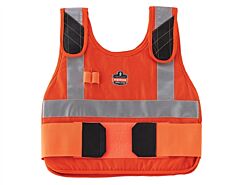 Ergodyne 12206 Chill-Its 6225 Phase Change Premium Cooling Vest Hi Vis, Orange, L/Xl, 1/Each
