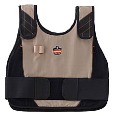 Ergodyne 12210 Chill-Its 6215 Phase Change Cooling Vest & Pack, Khaki, L/Xl, 1/Each