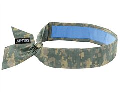 Ergodyne 12304 Chill-Its 6700 Evaporative Cooling Bandana - Tie, Camo, 24/Each
