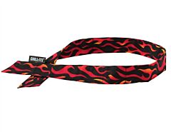 Ergodyne 12311 Chill-Its 6705 Evaporative Cooling Bandana - H & L, Flames, 24/Each