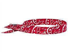 Ergodyne 12315 Chill-Its 6705 Evaporative Cooling Bandana - H & L, Red Western, 24/Each
