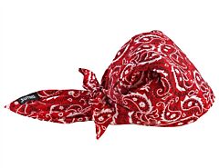Ergodyne 12325 Chill-Its 6710 Evaporative Cooling Triangle Hat, Red Western, 24/Each