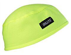 Ergodyne 12505 Chill-Its 6630 High-Performance Cap, Lime, 6/Each