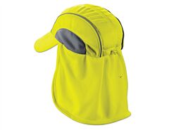 Ergodyne 12520 Chill-Its 6650 High Performance Hat W/ Neck Shade, Lime, 1/Each