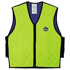 Ergodyne 12533 Chill-Its 6665 Evaporative Cooling Vest, Lime, Medium, 1/Each